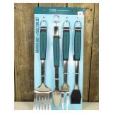 Charbroil 4pc Comfort Grip Tool Heat-Resistant Grill Cookware Set