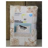 Standard Satin Quilt Sham Copper Floral - Room Essentials