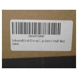 6 in. Black Round Galvanized Steel Fireplace Chimney Caps for Outside