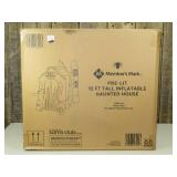 Pre-Lit 12FT Halloween Airblown Inflatable Haunted House Archway Tunnel