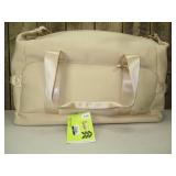 Tan Faux Neoprene Weekender Bag - All In Motion