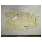 KYEESE - White/Cream Dog Sweater Large