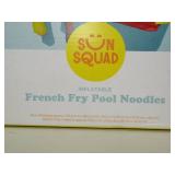 SUN SQUAD FRENCH FRY NOVELTY FLOAT - YELLOW/RED
