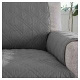 Sure Fit Gemma Corner Sectional Sofa Furniture Waterproof Pet Protector Cover Gray