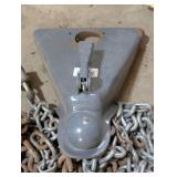 Towing/Trailer Lot - Receiving Hitch and Receiver with Pins and Chains