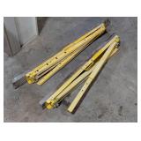 Pair of Folding Work Horses - Yellow