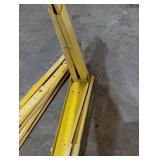 Pair of Folding Work Horses - Yellow