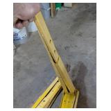 Pair of Folding Work Horses - Yellow