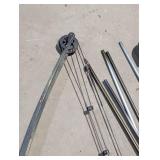 Vintage Compound Bow with Arrows