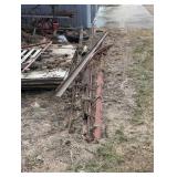 Large Metal Work Lot - Big Iron - Angle Iron, Piping, Tube Steel , Specialty Aluminum and Large Pile of Barn Tin Siding/Roofing + Storage rack