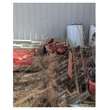 Large Metal Work Lot - Big Iron - Angle Iron, Piping, Tube Steel , Specialty Aluminum and Large Pile of Barn Tin Siding/Roofing + Storage rack