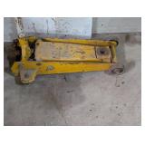 Large Lower Profile Auto Jack - Yellow