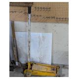 Large Lower Profile Auto Jack - Yellow