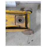 Large Lower Profile Auto Jack - Yellow
