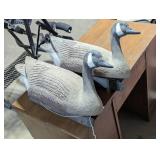 Nice Plastic Geese Decoys - Set of 2