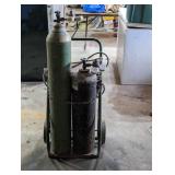 Torch Set- 2 Tanks, Cart, Torch Hose and Guns - Ready to Go