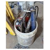 Grease Gun Lot- New Gun, Used Gun and Tubes of Grease