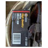 Grease Gun Lot- New Gun, Used Gun and Tubes of Grease