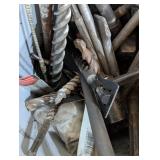 Mega Bucket - Mixed Drill Bits - New Hammer Drill Bits, Demo, Wood, Metal - Amazing