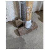 Sledge Hammer Lot - Large Wooden Handled and 1 Small Wooden Handled
