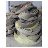 Mega Lot of Large Heavy Duty Tow Straps - Professional Straps and Quantity