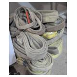 Mega Lot of Large Heavy Duty Tow Straps - Professional Straps and Quantity