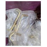 Bin of Door Pulls/Knobs - Mixed Hardware + 1 Commercial Door Closer