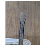 Tote of Mixed Hand Tools - Wrenches/Snips/Screwdrivers and Pry Bar