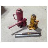 Pair of 5-10 Ton Bottle Jacks