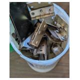 Two Large Buckets of Hinges - Cabinet and Door