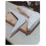 12 Heavy Duty Metal Brackets - 15" x 21"