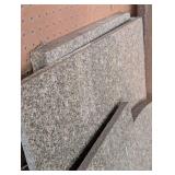 Lot of Granite Counter Top With Circle Island Corner