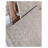 Lot of Granite Counter Top With Circle Island Corner