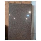 Lot of Granite Counter Top With Circle Island Corner