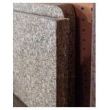 Lot of Granite Counter Top With Circle Island Corner