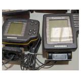 Lot of Fish Finders and Depth Finders with Cords