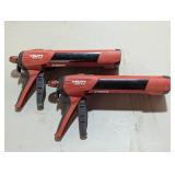 Pair of Hilti HDM 500 Caulk Guns
