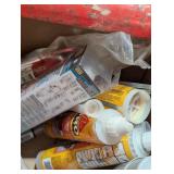 Box full of Adhesive and Caulk Guns