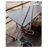 Pair of Heavy Duty Iron Pry/Chisel Bars