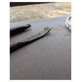 Pair of Heavy Duty Iron Pry/Chisel Bars