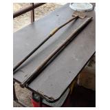 Pair of Heavy Duty Scrapper and Demo Bar