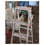 Pair of Wooden 6 Foot Ladders