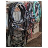 Large Wall of Garden Hoses - Mixed