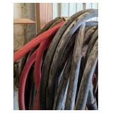 Large Wall of Garden Hoses - Mixed