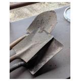 Great Lot of 3 Shovels - 2 Flat Head and 1 Spade