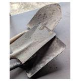 Great Lot of 3 Shovels - 2 Flat Head and 1 Spade