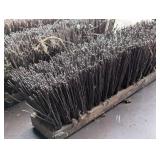 Set of 3 Heavy Duty Bristle Broom Heads - Poly