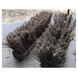 Set of 3 Heavy Duty Bristle Broom Heads - Poly