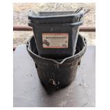 Set of 3 Buckets - 2 Better Bucket/Horse Feeder and 1 regular Water Bucket