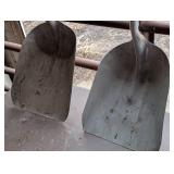 Pair of Metal Scooping Shovels